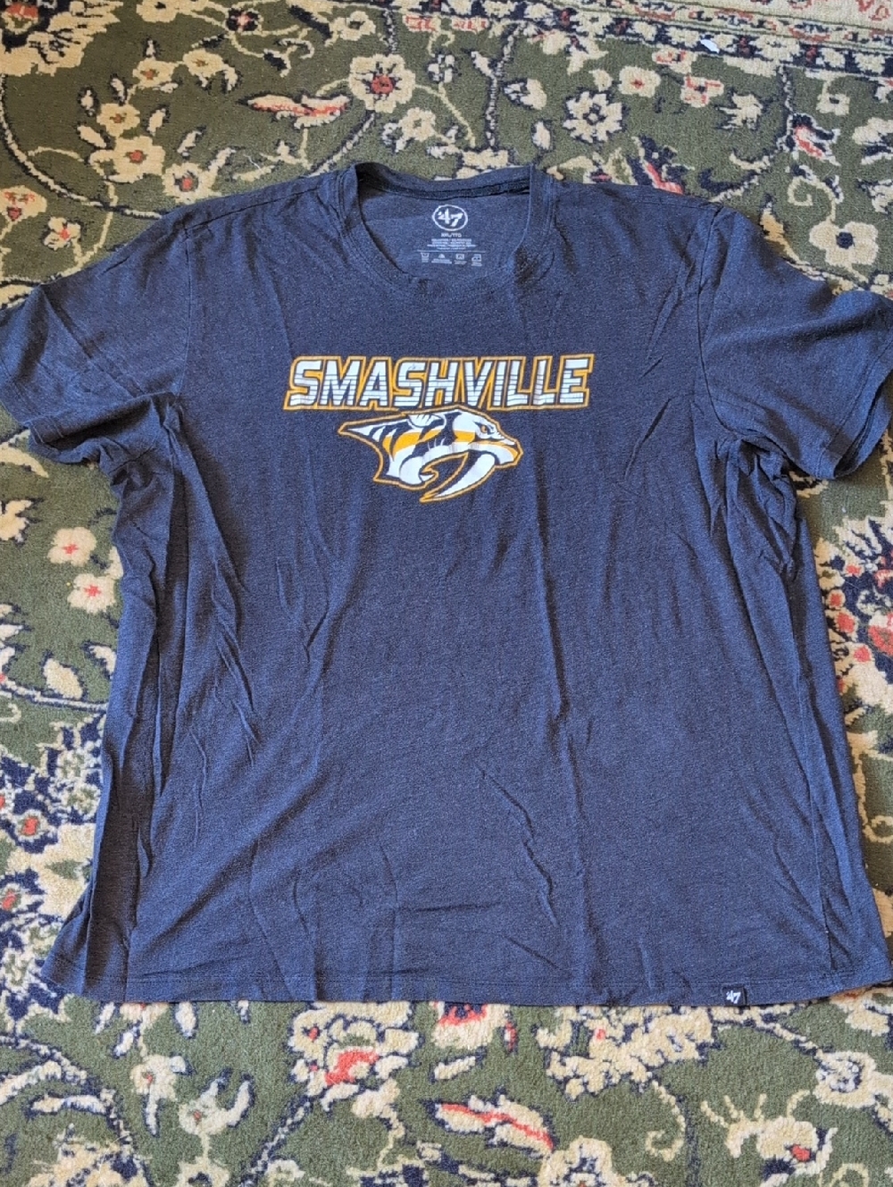 '47 Navy Smashville Nashville Predators Tee